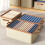 Closet Clothes Organizer Fabric Storage Box Stackable Storage Basket Wardrobe Storage Box 2