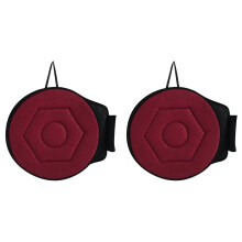 2pcs 360Rotating Cushion for Car,15.7in Cushion for Car,Swivel for Elderly for Home,Office Chairs Red