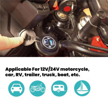 Accesorios de Motocicleta para NX400 2024 NX 400 QC3.0 USB Tipo C PD Cargador Rápido Enchufe Adaptador de Corriente