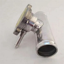 Manicotto di Collegamento Intercooler 38MM Tubo Flessibile Radiatore In Linea In Alluminio Tappo/Riempitore T6063 Tubo di Collegamento Intercooler
