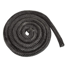 Spislina Glasfiber Öppen Spis Dörrsladd Högtemperatur Vedbrännare Svart Packningslina 2,5 M Längd Tätningsrep