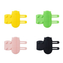 8 Piezas Gato Ajustable Auto Groomer Cepillo Gato Esquina Rascarse Cepillo Gato Tabla Pierna Silicona Auto Masaje Peine