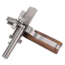 Cortador de Tiras de Cuero Manual, Herramienta de Acero Inoxidable de 10 A 60 mm para Corte Manual de Tiras de Cuero
