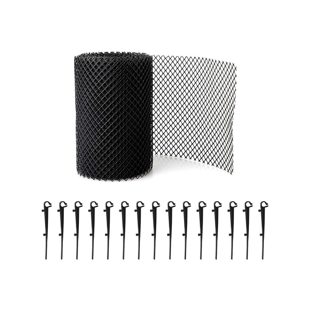 Mesh Gutter Guard Leaf Protection Mat Guttering Block Leaves Prevent Clogging Garden Protection Net 4711628335974