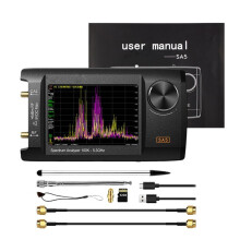 Nieuwste 4in IPS LCD SA5 Spectrum Analyzer Handheld Spectrum Anslyzer 100k-5.3GHz Signaalgenerator met 32GB Kaart Versie