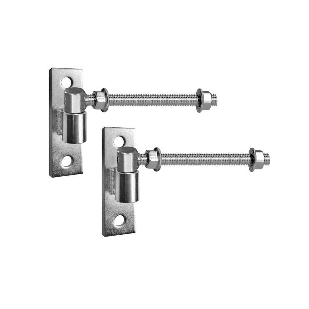 Heavy Duty Gate Hinges For Wood & Metal Gates, 8 Inch J Bolt Hinge, 2-Pack - Ideal For Farm & Barn Gates 6033259175964