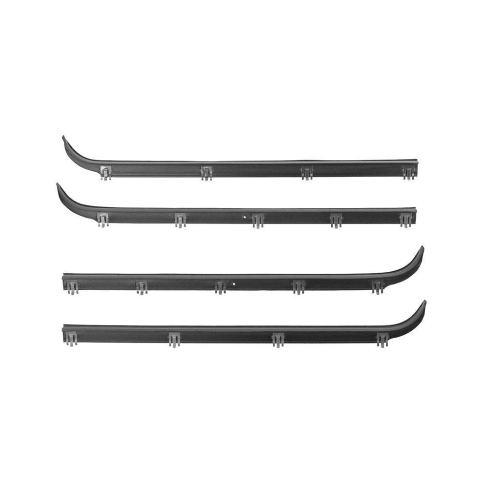 1Set Inner&Outer Car Door Window Seal Belt Weatherstrip Kits For F150 F250 F350 Mustang 1987- 1997 6032472343846
