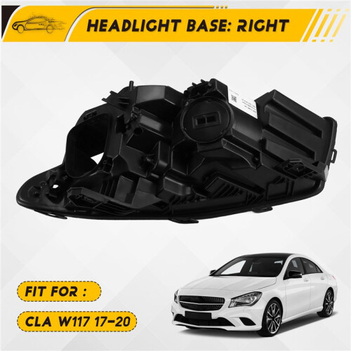 Front Headlight Base for - CLA W117 2017-2020 Headlamp House Rear Base Right 1