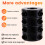 4PCS Double Split Shaft Collars Oxide Set Screw Style Double Split Setscrew Shaft Collar Inner Diameter 20x40x15mm 5