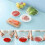 Hushållets Engångsplastomslagsskydd Fresh-Keeping Cover Infällbar Elastisk Fresh-Keeping Påse Elastisk Mun 4