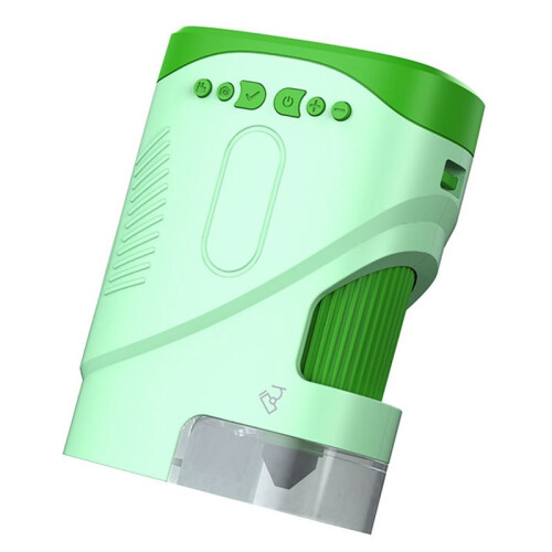 XV70 Children'S Pocket Microscope 800x 2-Inch Screen Usb Electronic Digital Microscope Telescope Pocket Microscope Green 1
