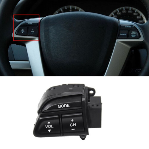 Car Steering Wheel Left Side Volume Adjustment  Multifunction Button for  Accord 2008-2012 2
