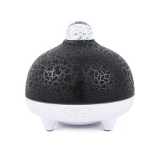 Essential Oil Diffuser Volcano Fire Diffuser Humidifier 350ml Cool Mist Humidifier 7 Colors Light for Room Office A