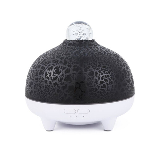 Essential Oil Diffuser Volcano Fire Diffuser Humidifier 350ml Cool Mist Humidifier 7 Colors Light for Room Office A