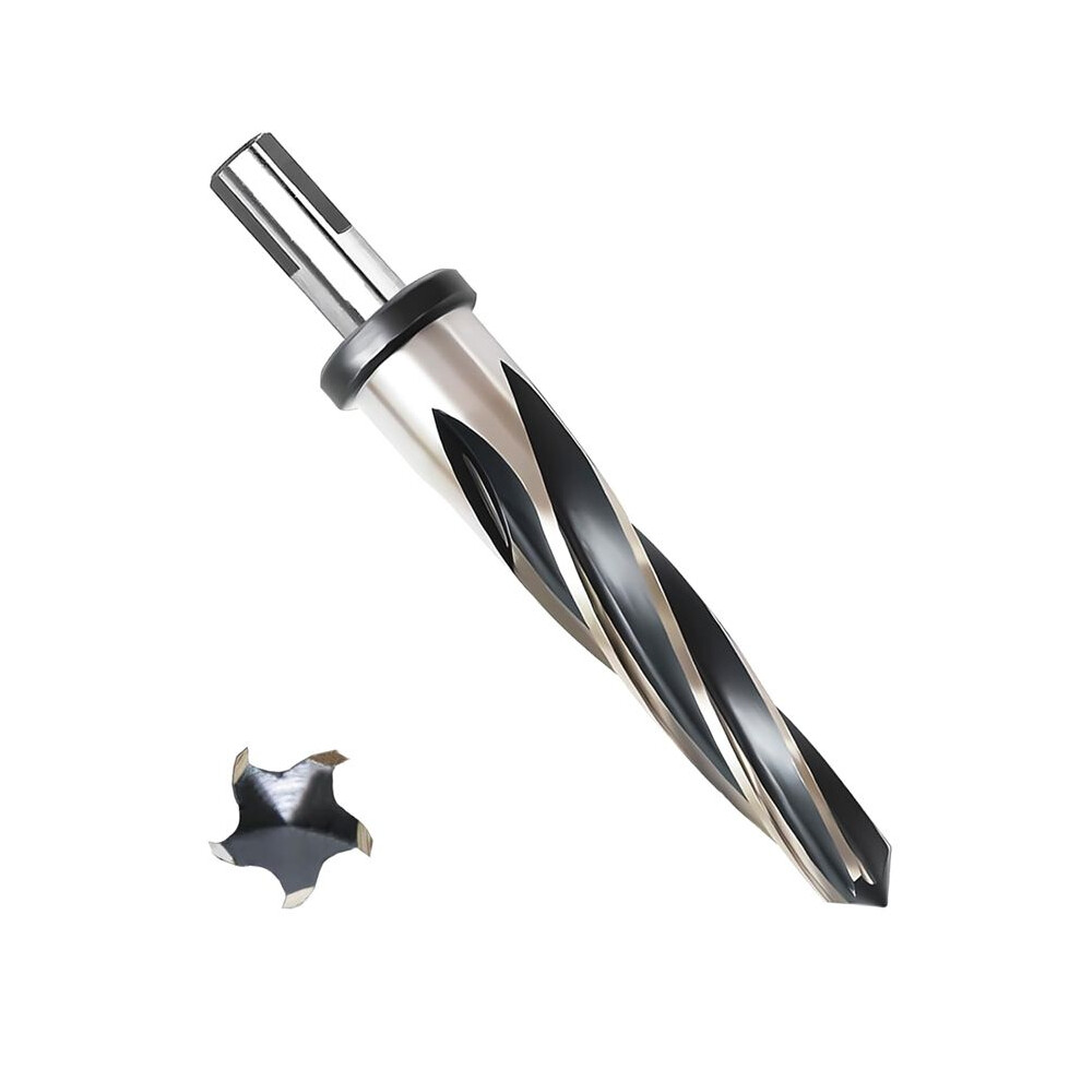 1Inch Metal Reamer, M2 Hss Tapered Reamer For Steel, Alloy, Wood, Plastic Alignment, 1/2Inch Non-Slip Handle 4712778499967