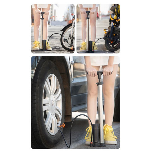 Fietspomp Draagbare Inflator, Staande Fietspomp, Multifunctionele Lichtgewicht Fiets 1