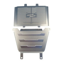 Motorcycle for 450MT MT450 2024 Front Shield Water Tank Protection Net Engine Cover Fan Protector Grille Silver