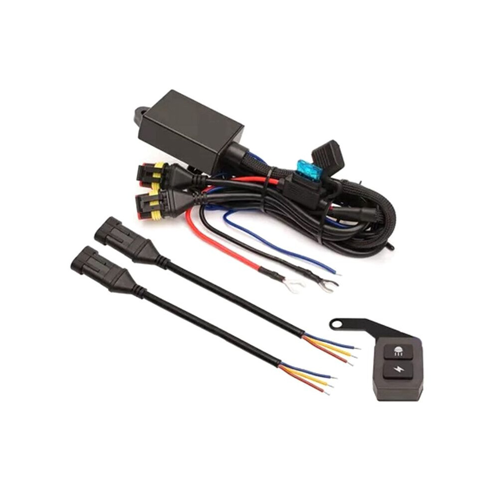 Universal Motorcycles Wiring Harness Relay Fog Wire -Off 12V 120W For Motorbike Auto Flash Controller Light 6033274617296