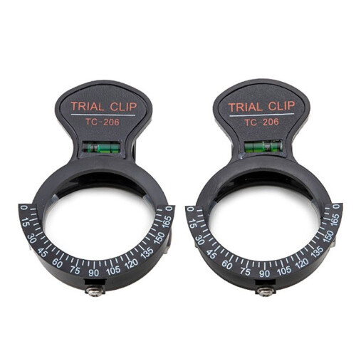 New TC-206 Trial Frame Clip Frame Optometry Monocular Optical Test Frame Bracket Ophthalmic Instrument (2 Pieces) A