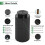 Premium Aromaterapi Diffuser USB Laddning Aluminiumlegeringar Material Aromatic Oil Diffuser Luftfräschare Enhet Svart 4