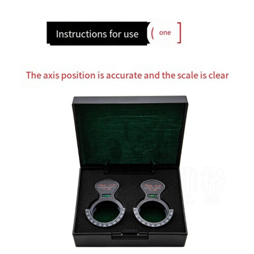 New TC-206 Trial Frame Clip Frame Optometry Monocular Optical Test Frame Bracket Ophthalmic Instrument (2 Pieces) A 1