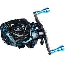 PROBEROS Metal Water Drop Wheel 3+1BB Brake Lure Wheel 7.2:1 Fishing Reel Sea Fishing Reel Fishing Gear Left Hand