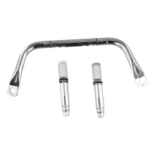 Motorcycle Multifunctional Lever Child Safety Grab Bars Navigation Bracket Storage Hook Bracket for GTS300 Silver