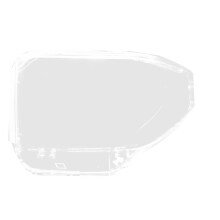 Linterna del Coche Shell Sombra de la Lámpara Cubierta de Lente Transparente Cubierta de la Linterna para Tundra 2018-2021 Izquierda