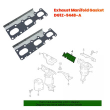 2 Stück/Set Auto-Abgaskrümmerdichtung DG1Z-9448-A für    für  Taurus Explorer 11-2019 MS97217 DG1Z9448A