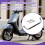 Motorcycle Multifunctional Lever Child Safety Grab Bars Navigation Bracket Storage Hook Bracket for  GTS300 Silver 5