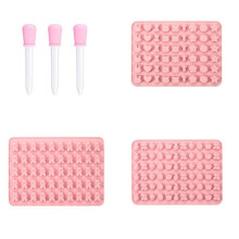 Moule à Dessert Bricolage Animal Fruit Silicone Moule Self-Made Food Jelly Drop Moule