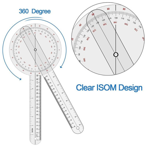 Digital Goniometer 360 Degree, Goniometer Physical Therapy - 12 Inch 1