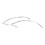 For   E-Class W212 2014-2015 Headlight Light Guide Plate Daytime Running Light Tube Bar Front Left 1