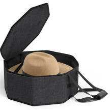Hoedenorganizer Tas Hoedenorganizer Tas voor Emmerhoeden Cowboyhoeden Fedoras Zwart