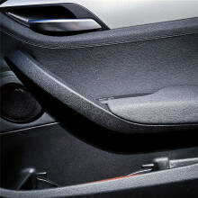 Car Inner Door Handle Pull Panel Cover for X1 E84 2010-2015 Replace 51412991775 51412991776 Black