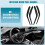 Car Inner Door Handle Pull Panel Cover for  X1 E84 2010-2015 Replace 51412991775 51412991776 Black 3