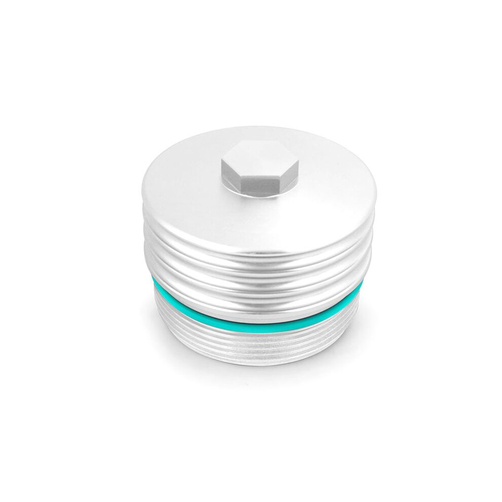 Oil Filter Cover Aluminum Alloy Engine Oil Filter Housing For N20 N26 N51 N52 N53 N54 N55 Z4 Car Modification Silver 4712150800534