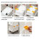 Plastic Stackable Storage Box Small Open Front Storage Box Suitable for Toy Sorting and Storage Boxes. 4