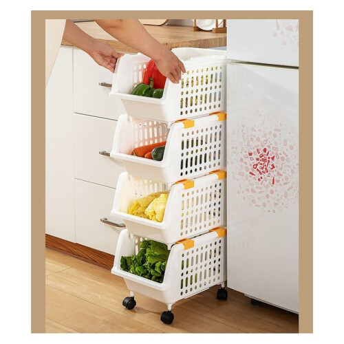 Plastic Stackable Storage Box Small Open Front Storage Box Suitable for Toy Sorting and Storage Boxes. 1