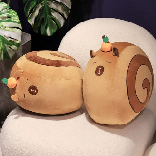 Snail Puffer Pillow Car Cushion Long  Back Sofa Pillow Office 2