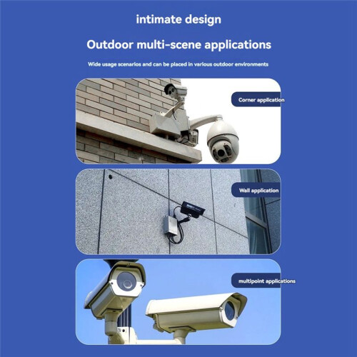POE Splitter 2-in-1 Cable Connector Three-Way Connector for Security Camera Install 2