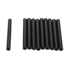 10 Szt. M2.5x40-D4MM Czarne Okrągłe Aluminiowe Pręty Dystansowe do Drążka Pociągowego Quadrocoptera Czarne