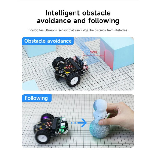 Microbit  Robot Car Video Remote Control with WiFi Image Module for Programming Learn DIY Electronic Kit 2