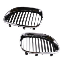 Front Grille Radiator Grill Kidney Bumper Grille 51137027061 51137027062 for 5 Series E60 E61 Air Intake Grille