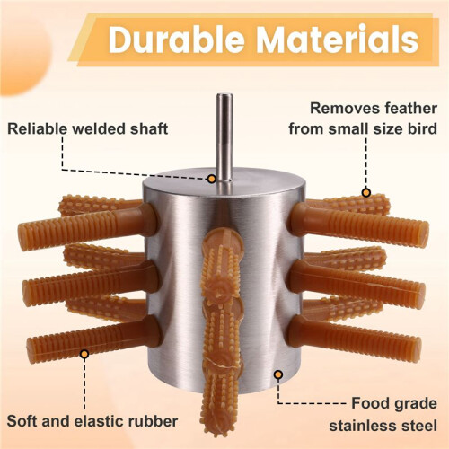 Chicken Plucker Drill Attachment Chicken Plucker 18 Large Size Chicken Removal Plucker Machine 2