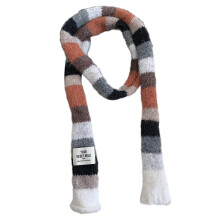 (1) Personality Charm Neckerchief Mixed Color Scarves Contemporary Neckerchief for Stylish Men and Women