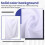1.5x2M Photography Background Backdrop Cloth for Photo Studio Video Props Solid Color Wall Decor White 3