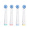 Sensitive Clean 4er Pack Nachfüllbürstenköpfe kompatibel mit D12 D10 2