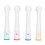 Sensitive Clean 4er Pack Nachfüllbürstenköpfe kompatibel mit D12 D10 16