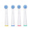 Sensitive Clean 4er Pack Nachfüllbürstenköpfe kompatibel mit D12 D10 14